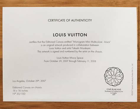 certificat d'authenticité sac louis vuitton|LOUIS VUITTON AUTHENTICATION .